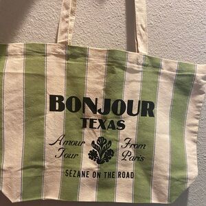 NWOT SEZANE Bonjour Texas Tote Bag